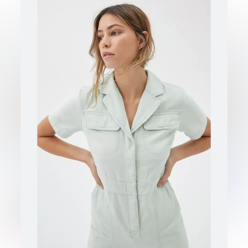 BDG mint green romper, size large